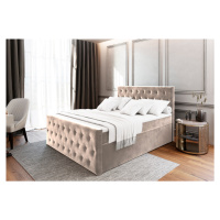 Expedo Čalouněná postel boxspring FENDI, 180x200, casablanca 4