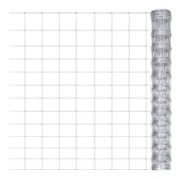 SHUMEE Zahradní plot pozinkovaná ocel 50 × 1,25 m, stříbrný, průměr 30 cm