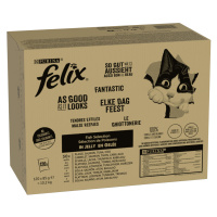 Jumbobalení: 120 x 85 g Felix - rybí mix II (tuňák, losos, treska, platýs)