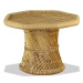 Konferenční stolek, bambus, osmihran, 60x60x45 cm