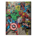 Obraz na plátně Marvel Comics - Here Come the Heroes, (60 x 80 cm)