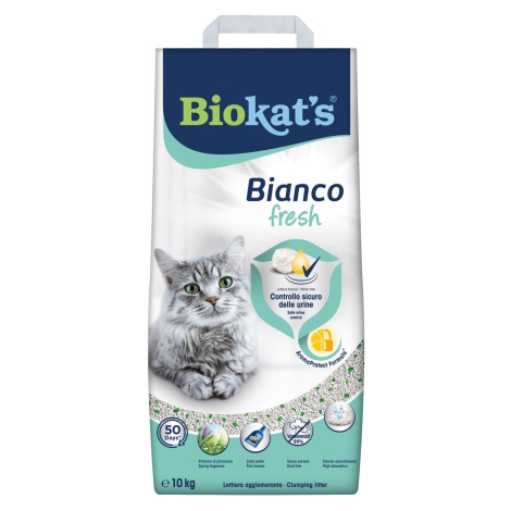 Biokat 's Bianco Fresh stelivo pro kočky 10 kg Biokat's