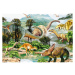 Dino Život dinosaurů Puzzle 100 XL dílků