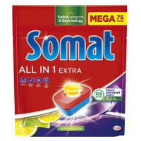 SOMAT All in 1 Extra Lemon & Lime 75 ks