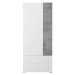 Meblar Šatní skříň SIGMA SI3 L/P Barva: beton/bílá/dub