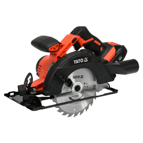 AKU kotoučová pila,18 V, 2 Ah, 165 mm - YT-82810 Yato