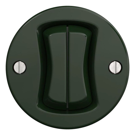 lap - Retro sériový vypínač bez rámečku č. 5 zelená Z/V2/5