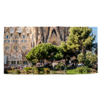 Sablio Ručník Barcelona Sagrada Familia - 50x100 cm