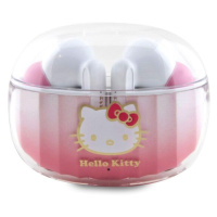 Sluchátka Bluetooth Hello Kitty True Wireless Kitty Head Logo Stereo Earphones Pink