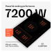 Klarstein Masterzone 77 Hybrid, indukční varná deska, max. 7200 W, vestavěný, 4 zóny Flex, techn