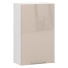 Ak furniture Závěsná kuchyňská skříňka Olivie W 50 cm bílá/cappuccino