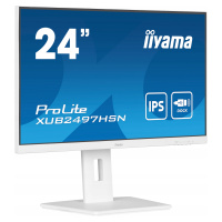 Bílý monitor iiyama ProLite XUB2497HSN-W2 24 Ips Led 1ms 100Hz /hdmi Dp