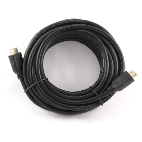 Kabel CABLEXPERT CC-HDMI4-7.5M HDMI-HDMI 7m, 1.4, M/M stíněný, zlacené kontakty, černý