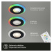 BRILONER LED vestavná svítidla sada, pr.8,4 cm, 3x LED, 5 W, 460 lm, černá IP44 BRI 7040-035