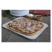 Pizza Craft Obdelníkový keramický pizza kámen 38 x 30 cm se dvěma madly