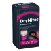 Huggies DryNites plenkové kalhotky pro dívky, vel. M, 17-30 kg, 10 ks