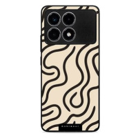 Mobiwear Glossy lesklý pro Xiaomi Poco F6 Pro - GA60G černý/bílý