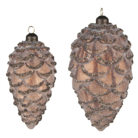 Hnědé vánoční dekorace