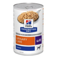 Hill's Prescription Diet u/d Urinary Care krmivo pro psy - konzerva 370 g