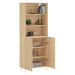 vidaXL Skříň highboard dub sonoma 69,5 x 34 x 180 cm kompozitní dřevo