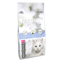 Kočkolit MAGIC LITTER Bentonite Ultra White 5 l