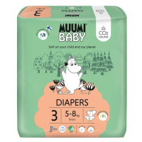 MUUMI Baby 3 Midi 5–8 kg (50 ks), eko pleny