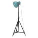 vidaXL Stojací lampa 25 W modrá patina 61 x 61 x 90/150 cm E27