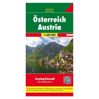 AK 13 Rakousko 1:600 000 / automapa + mapa volného času FREYTAG-BERNDT, spol. s r.o.