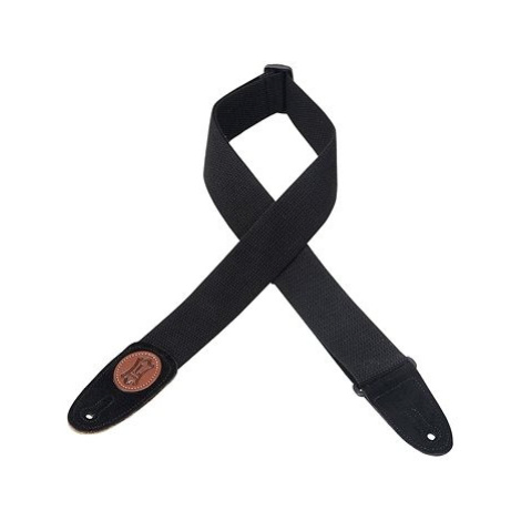 Levys MSSC8 Cotton Guitar Strap Black