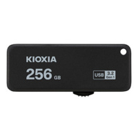 Kioxia USB flash disk, USB 3.0, 256GB, Yamabiko U365, Yamabiko U365, černý, LU365K256GG4