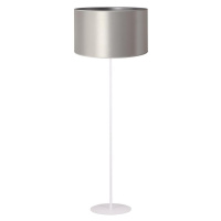 - Stojací lampa CANNES 1xE27/15W/230V pr. 45 cm stříbrná/bílá