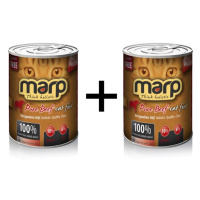 Marp Holistic Marp Beef konzerva pro kočky s hovězím 400g exp 05/2024 1+1 ZDARMA