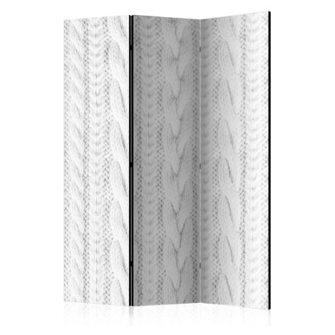 Paraván White Knit Dekorhome 225x172 cm (5-dílný) Artgeist