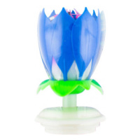 Dortová fontána květina hrající modrá - Godan