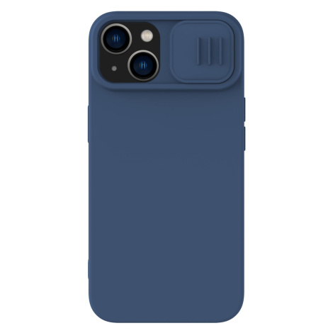 Nillkin CamShield Silky Magnetic silikonové pouzdro na iPhone 14 PLUS 6.7" Blue MagSafe