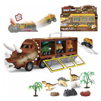 Dinosauří náklaďák s odpalovacím zařízením a autíčky