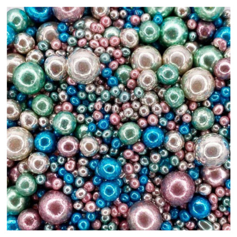 Cukrové zdobení metalické perličky 80g - Scrumptious