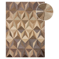 Béžový vlněný koberec 160x230 cm Reverie – Flair Rugs