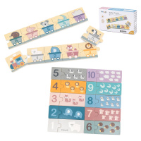 Viga Toys Dřevěné Montessori puzzle s čísly VIGA PolarB