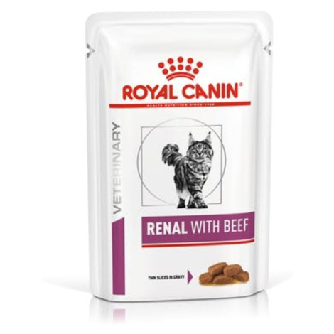 ROYAL CANIN Renal hovězí kapsa pro kočky 12 x 85 g