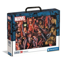 Puzzle 1000 dílků v kufříku - Marvel