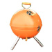 AFF 3729 Přenosný kulatý mini gril oranžový