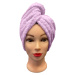 Chanar s.r.o Rychleschnoucí froté turban na vlasy, fialový lila
