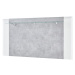 Nástěnný panel CANTERO bílá vysoký lesk/ beton
