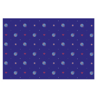 Umělecký tisk Superman - Planets in space, (40 x 26.7 cm)