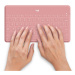 Logitech Keyboard Keys-To-Go, US, blush, apple