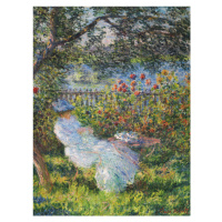 Obrazová reprodukce Alice Hoschedé au Jardin (1881), Claude Monet, 30 × 40 cm