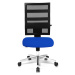 Topstar Kancelářská otočná židle X-PANDER, síťované opěradlo s elastickými gumovými páskami, čer