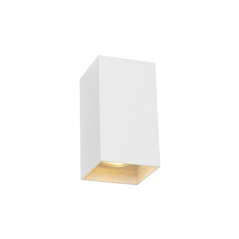 Designová nástěnná lampa bílý čtverec - Sabbir QAZQA