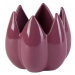by inspire Dekorace 'Bud' - váza / květináč (13,8x13,8x12 cm), fialová